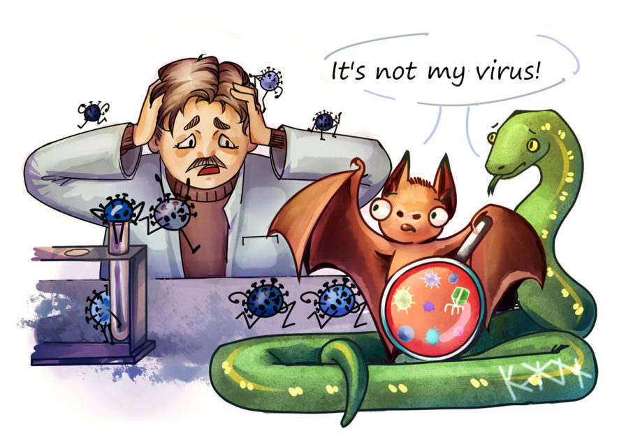 It's not my virus!